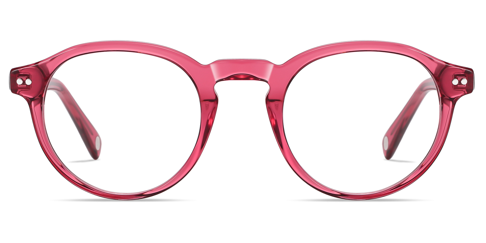 Bemia Prescription Glasses Round Red Eyeglasses 8770re