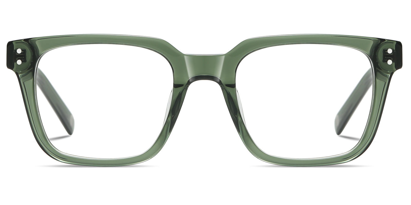 Faro Prescription Glasses Square Green Eyeglasses