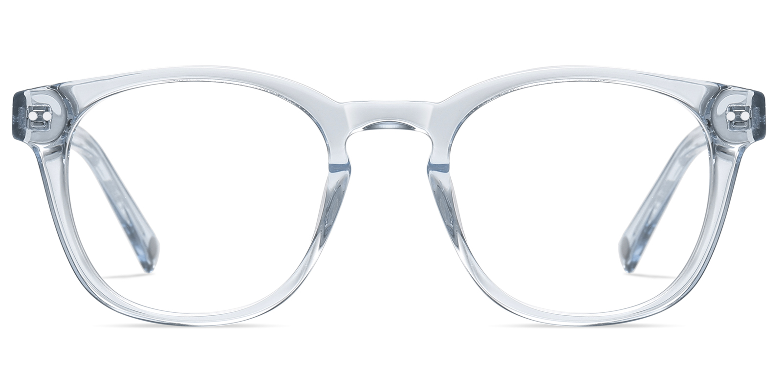 Pamdde Prescription Glasses Square Blue Eyeglasses