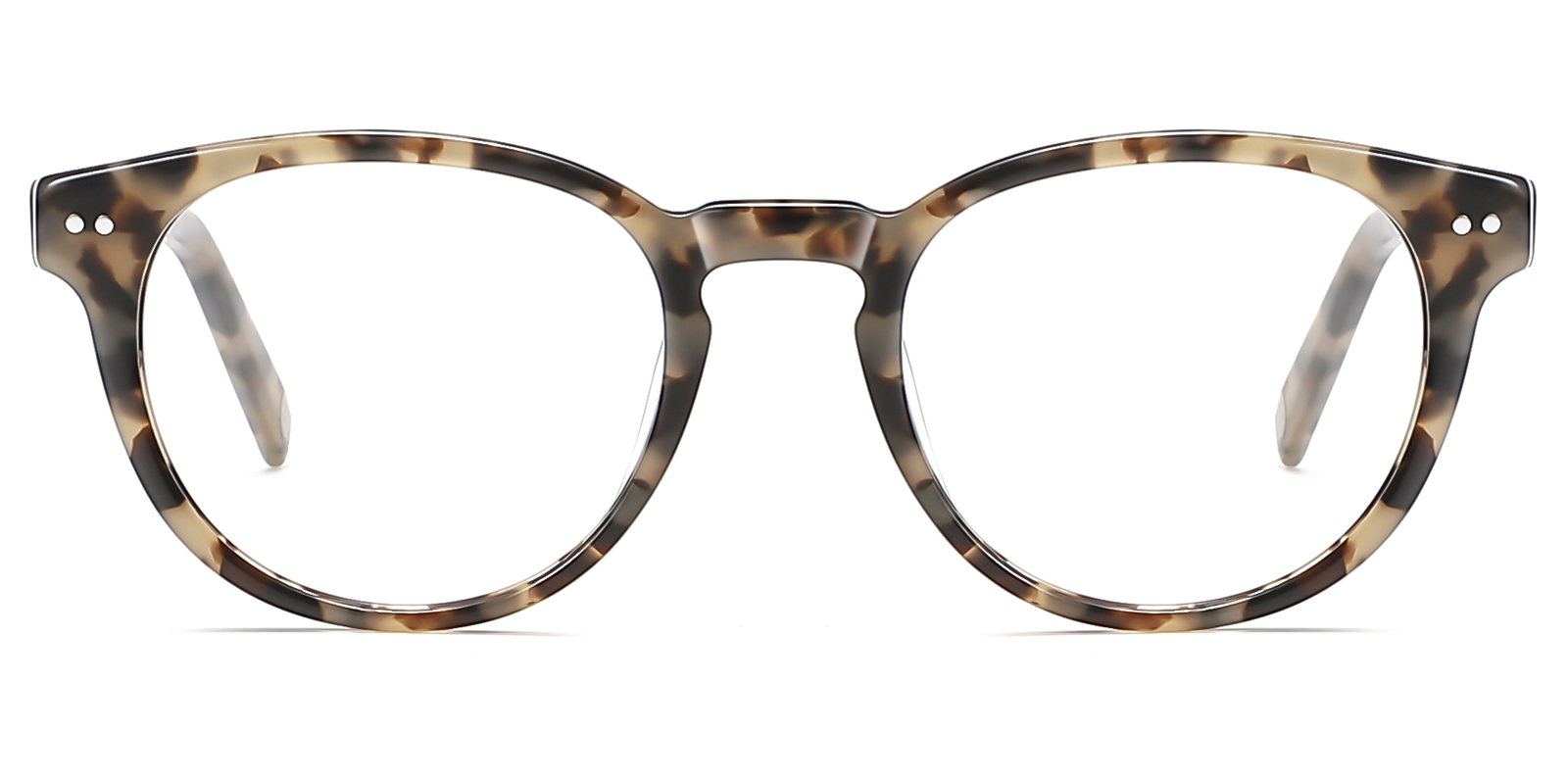 Imure Prescription Glasses Round Tortoise Eyeglasses 8886tl