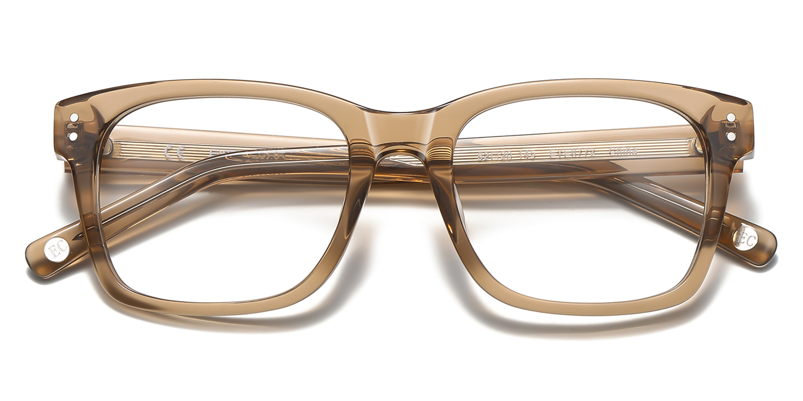 Isbull Square Brown Prescription Glasses