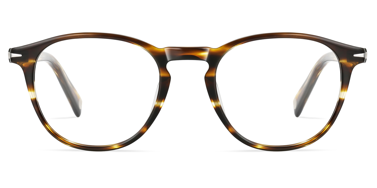 Lubie Eyecedar Eyeglasses Round Brown Prescription Glasses