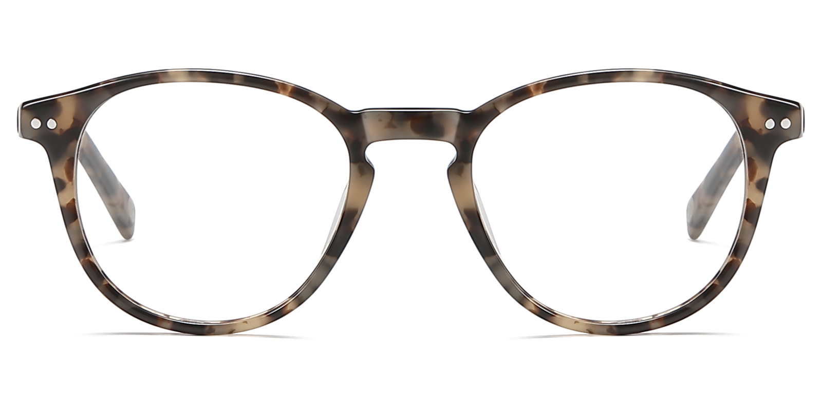 Jutil Eyeglasses Round Tortoise Prescription Glasses