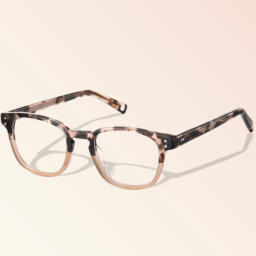 Two-Tone Eyewear for Individuality