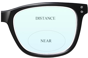 Bifocal Lenses with a Line